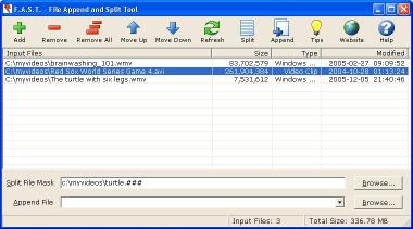 Download File Append and Split Tool
