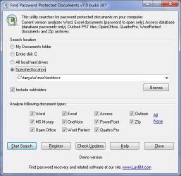 Download Find Password Protected Documents