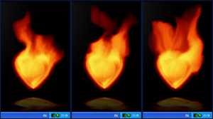 Download Fire Heart Desktop Gadget