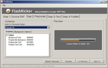 Download FlashKicker Flash Preloader Software