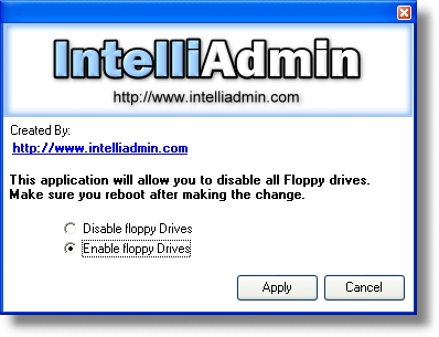 floppy drive disabler