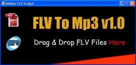 FLV To MP3 Converter by Freaky Burn