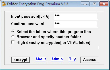 folder encryption dog premium
