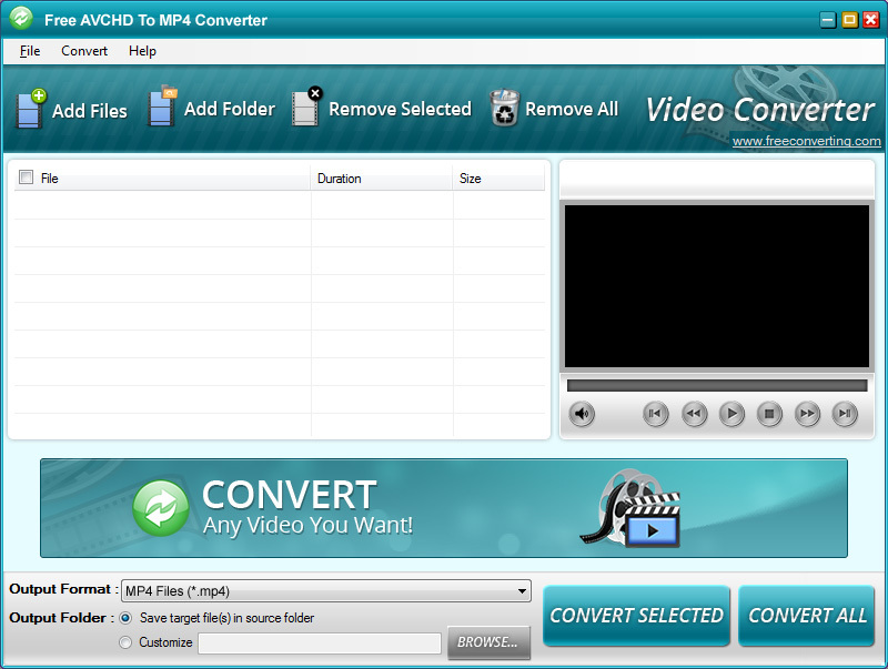 convert avchd to mp4 free download