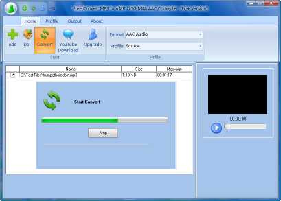 Free Convert MP3 to AMR OGG M4A AAC