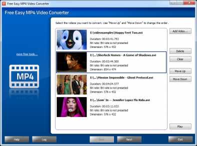 Free Easy MP4 Video Converter