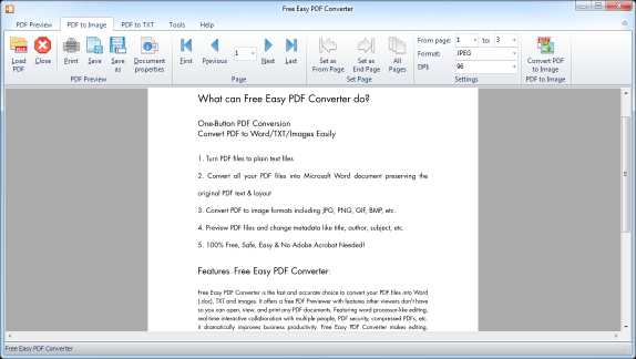 Free Easy PDF Converter