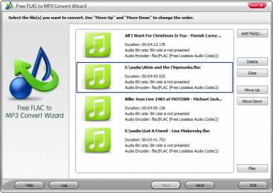 Free FLAC to MP3 Convert Wizard