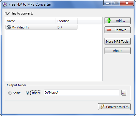 convert flv to mp3 clubic