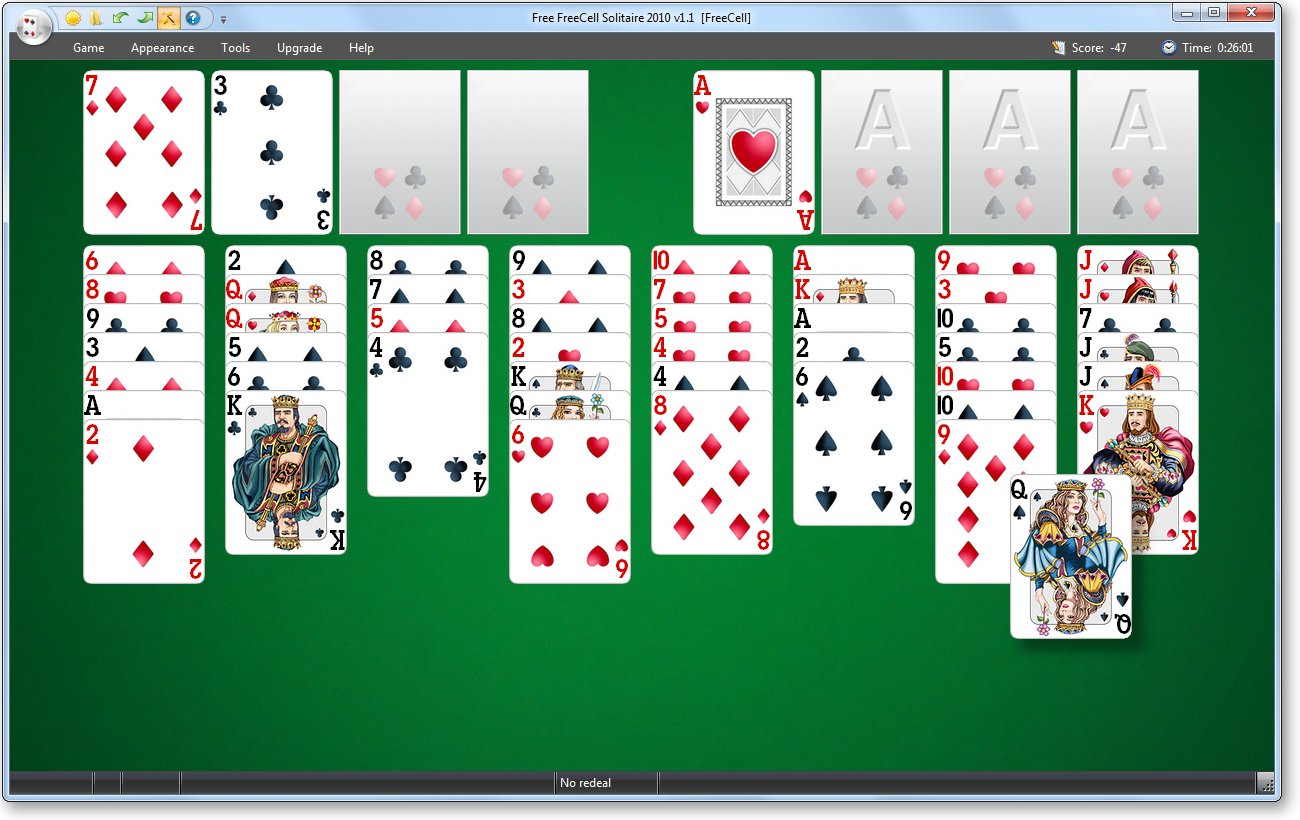 pretty good solitaire free