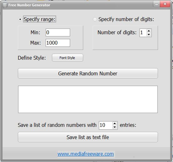 random list generator software freeware