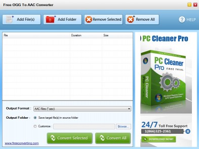 Download Free OGG to AAC Converter