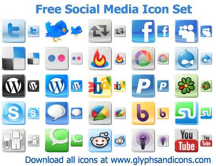 Free Social Media Icon Set