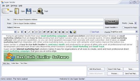 Download free super email marketing software