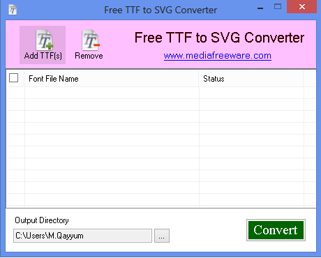 Download Free TTF to SVG Converter - standaloneinstaller.com