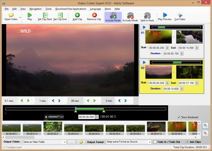 free video cutter software