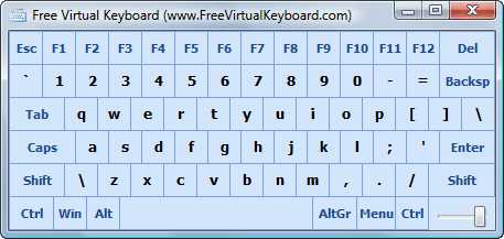 Download Free Virtual Keyboard comfort