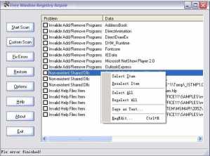 Download Free Window Registry Repair