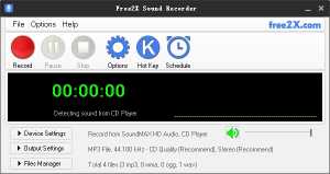 Download Free2X Sound Recorder