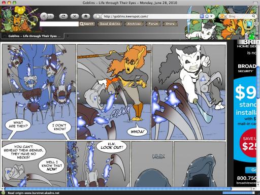 Download Goblins Comic Firefox Theme