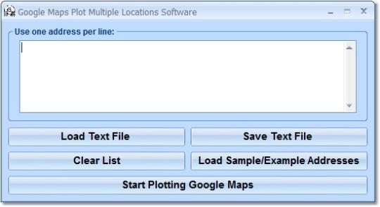 Google Maps Plot Multiple Locations Software - standaloneinstaller.com