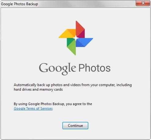 google photos cloud backup