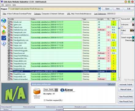 Download GSA Auto Website Submitter