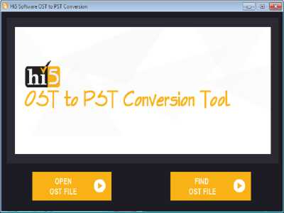 Hi5 Software OST to PST Conversion