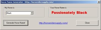 Download Horse Name Generator