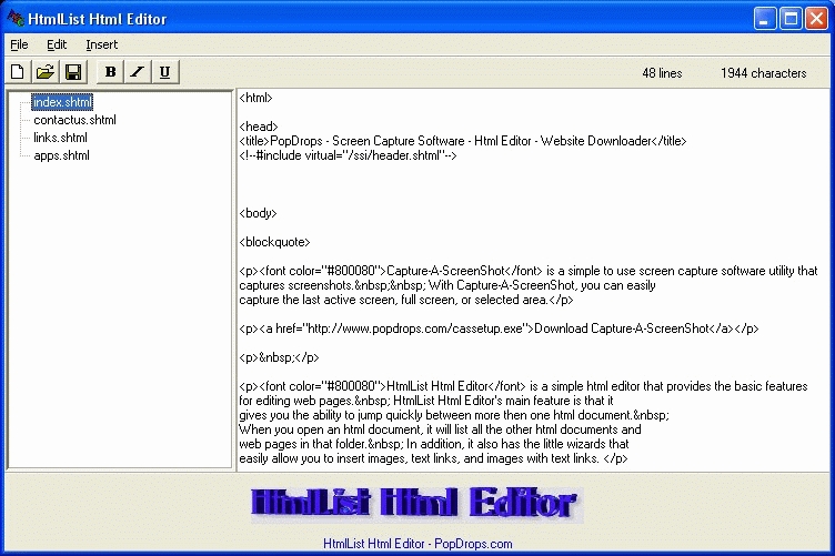 Html editor. Html-редактор 