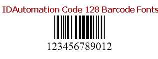 Download IDAutomation Code 128 Barcode Fonts