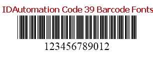 Download IDAutomation Code 39 Barcode Fonts