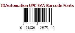 Download IDAutomation UPC/EAN Barcode Fonts