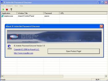 Download IE Asterisk Password Uncover