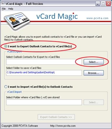 Import Vcards To Outlook Contacts Standaloneinstaller Com