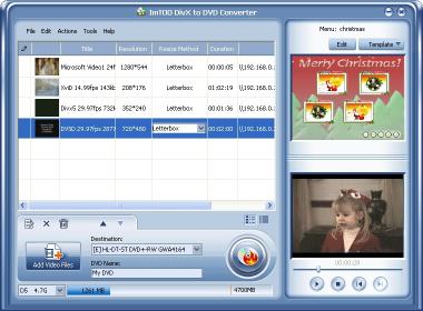 Download ImTOO DivX to DVD Converter