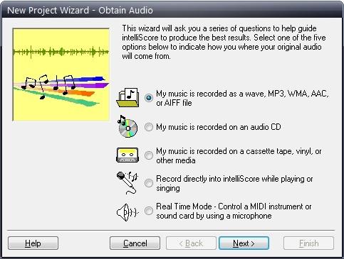 Download Intelliscore Polyphonic MP3 to MIDI