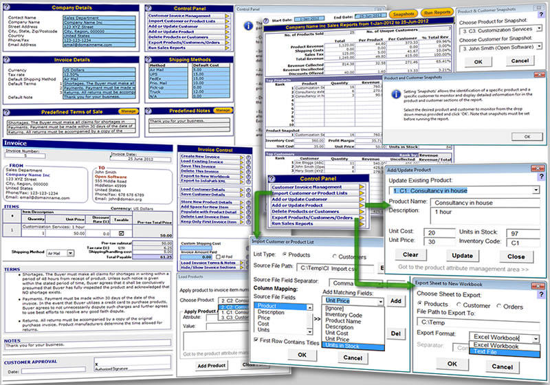 simple excel invoice template