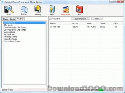 Download iPhone/iTouch/iPod Transfer for Computer