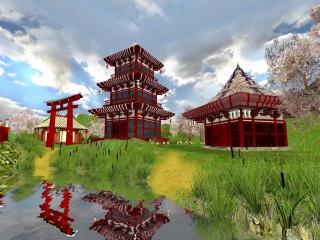 Download Japanese Garden 3D Screensaver