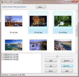 JPG to PDF Converter by Wondersoft