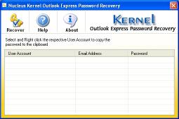 Download Kernel Outlook Express Password Recovery