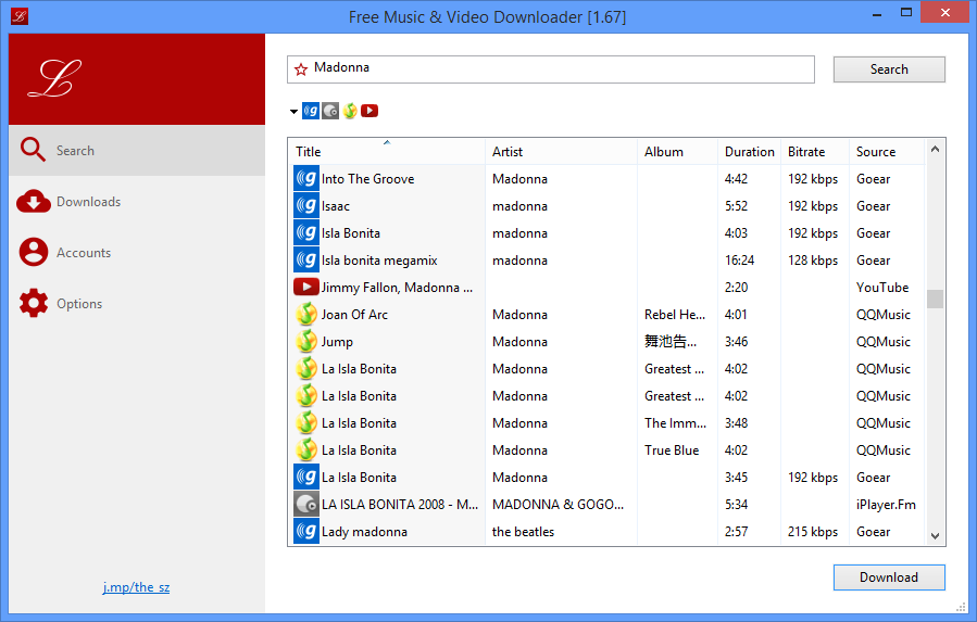 download lacey free music & videoer 2.40