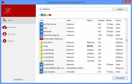 Lacey::Free Music & Video Downloader