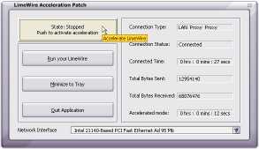 Download LimeWire Acceleration Patch