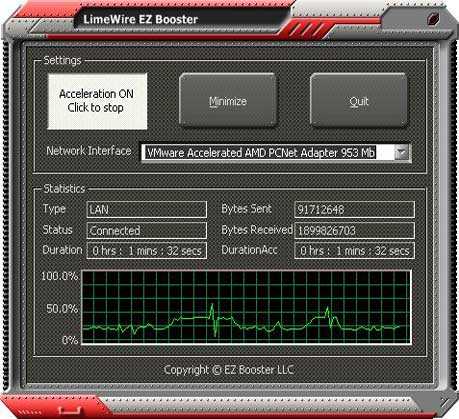 Download LimeWire EZ Booster