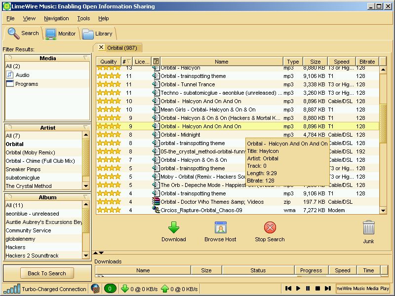 limewire itunes download