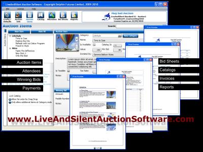 Download Live And Silent Auction Software