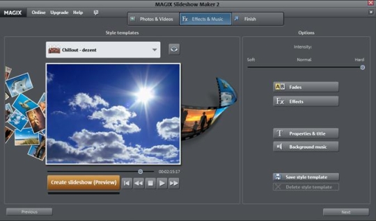 Magix Slideshow Maker - standaloneinstaller.com