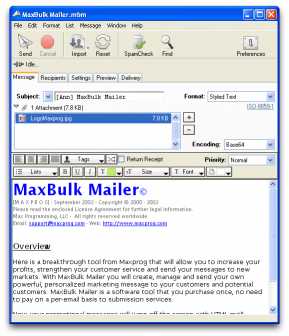 Download MaxBulk Mailer